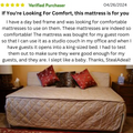 Comfortable Hybrid  Mattress Of Comfort Foam In A Box (Deal Of The Day)
