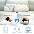 2 Pack! Orthopedic Contour Memory Foam Pillow For Neck & Back Pain (Deal Of The Day)