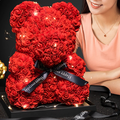 RoseTeddy™️ Handmade Rose Teddy Bear With LED Lights (Special Gift)