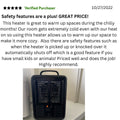 Portable Space Heater Pro (Heater & Fan 2-In-1)